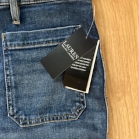 NWT Lauren Ralph Lauren Women's Jeans High Rise Boot Cut Jeans 14 - Picture 4 of 16